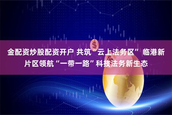 金配资炒股配资开户 共筑“云上法务区” 临港新片区领航“一带一路”科技法务新生态
